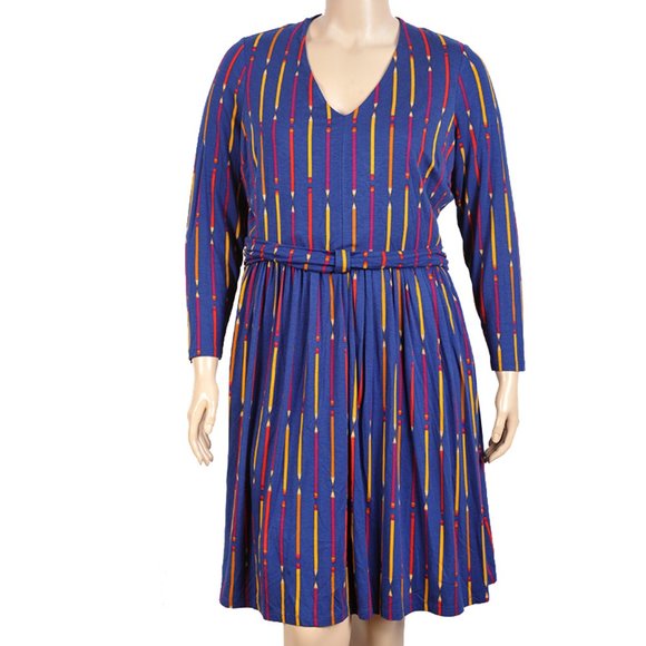 Modcloth Dresses & Skirts - ModCloth Pencil Print Knit Dress